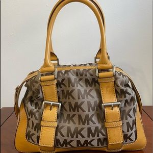 MICHAEL Michael Kors Yellow Leather Handbag